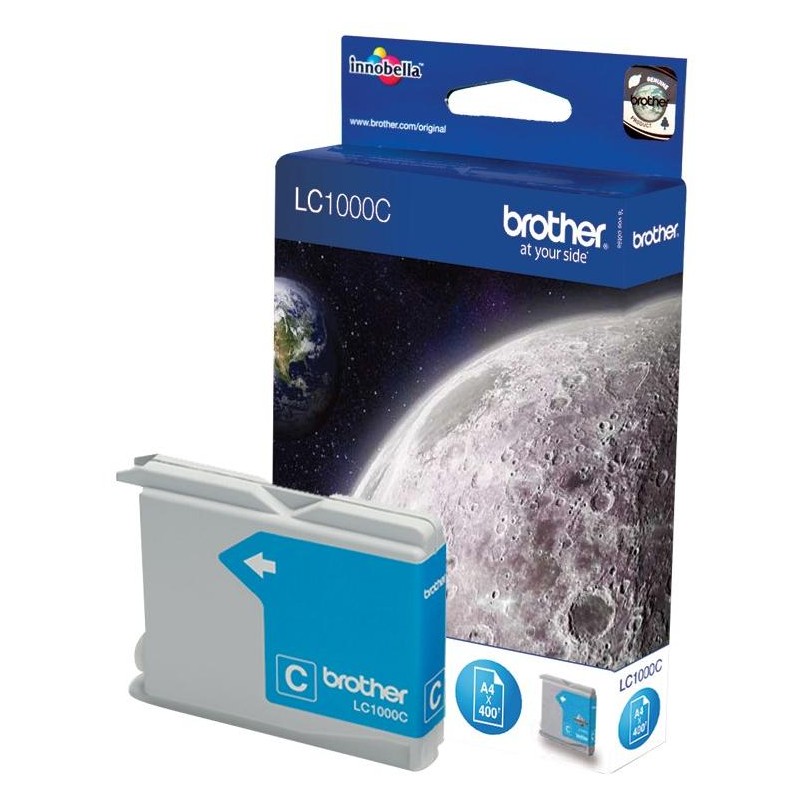 BROTHER inkoustová náplň LC-1000C/ Azurová