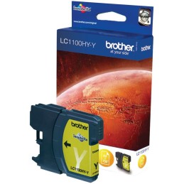 BROTHER inkoustová náplň LC-1100HYY/ Žlutá