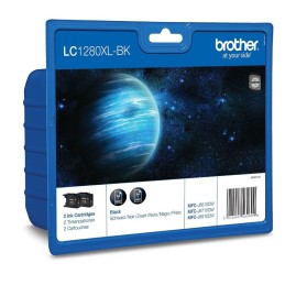 BROTHER inkoustová náplň LC-1280XL BKBP2/ multipack/ 2x černá