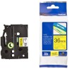 BROTHER laminated tape TZ-661/ yellow-black/ 36mm