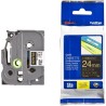 BROTHER laminated tape TZE-354/ black-gold/ 24mm