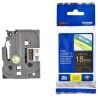BROTHER laminated tape TZE-344/ black-gold/ 18mm