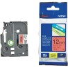 BROTHER laminated tape TZE-431/ red-black/ 12mm