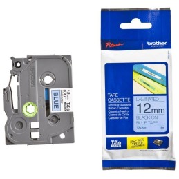 BROTHER laminovaná páska TZE-531/ modrá-černá/ 12mm