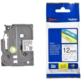 BROTHER laminovaná páska TZE-M31/ průsvitná-matná/černá/ 12mm