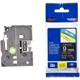 BROTHER laminovaná páska TZE-325/ černá-bílá/ 9mm