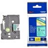 BROTHER laminated tape TZE-721/ green-black/ 9mm