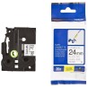 BROTHER flexibles Schriftband TZE-FX251/transparent-schwarz/24mm