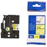 BROTHER flexible tape TZE-FX651/ yellow-black/ 24mm