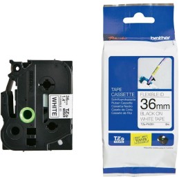 BROTHER flexibilní páska TZE-FX261 / bílá-černá/ 36mm