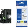 BROTHER Flexibles Schriftband TZE-FX261 / weiß-schwarz / 36mm