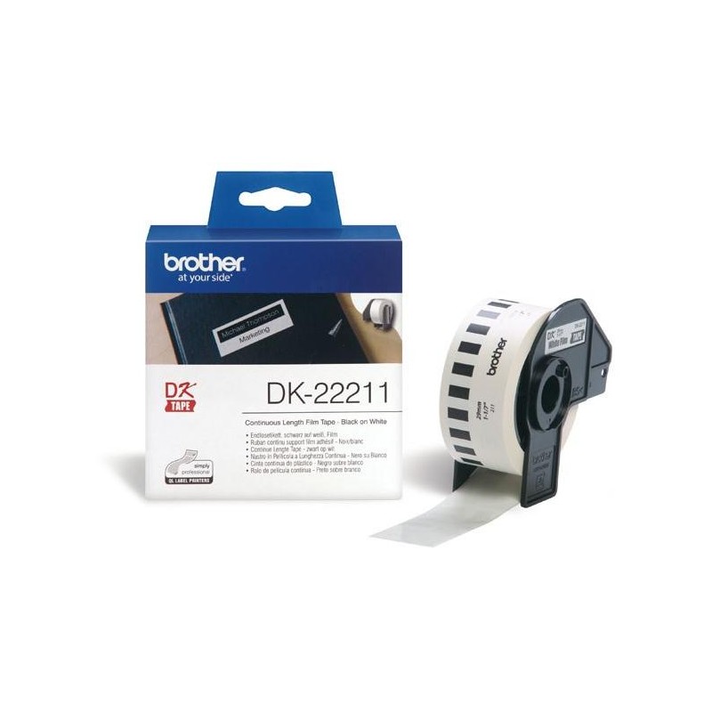 BROTHER bílá filmová role DK-22211/ QL/ 29mm x 15,24m