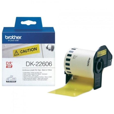 BROTHER žlutá filmová role DK-22606/ QL/ 62mm x 15,24m