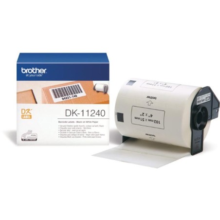 BROTHER papírové štítky DK-11240/ QL/ štítky pro barcode/ 600ks/ 102 x 51mm