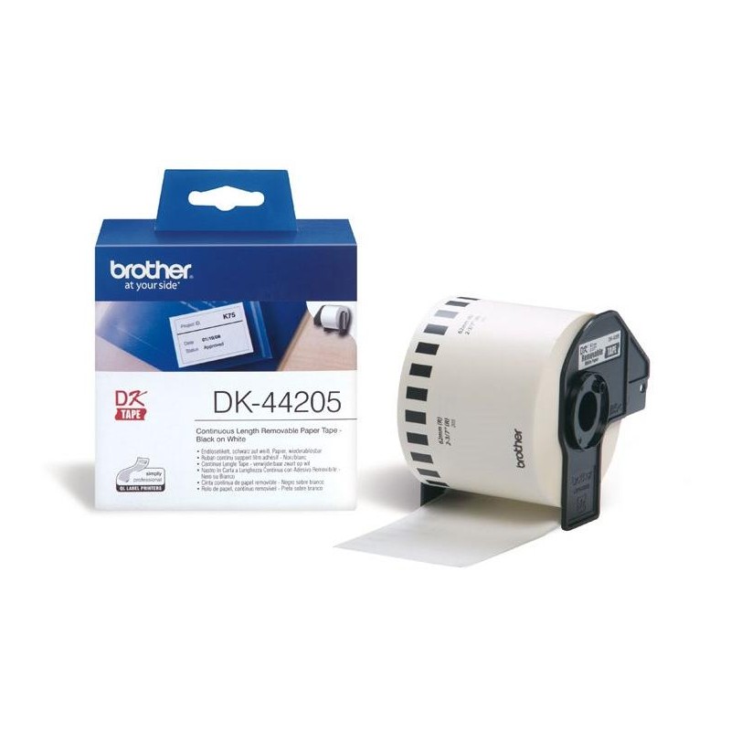 BROTHER bílá papírová role DK-44205/ QL/ 62mm x 30,48m