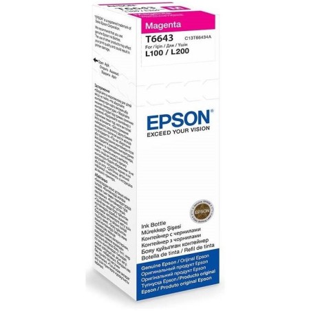 Epson inkoustová náplň 664/ C13T66434A/ L100/ L110/ L200/ L210/ L355/ L550/ 70ml/ Magenta