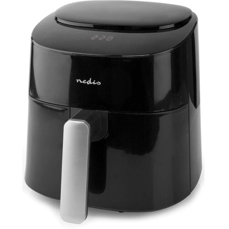 NEDIS multifunkční horkovzdušná fritéza/ objem 4,2 L/ 240 min. časovač/ 8 přednastavených programů/ výkon 1300W/ černá