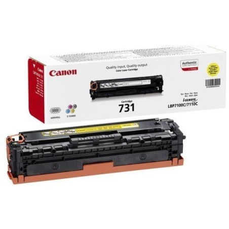 Canon originální toner CRG-731Y/ LBP-7100/ 7110/ 1500 stran/ Žlutá