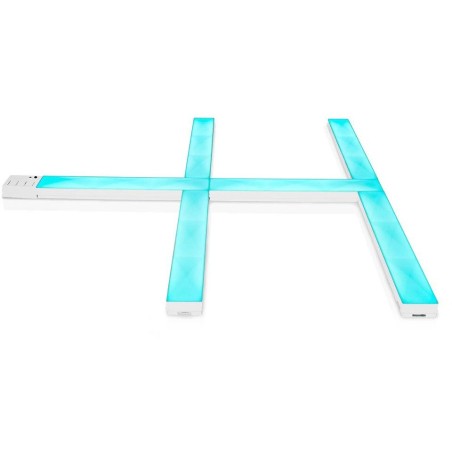 NEDIS Wi-Fi chytré dekorativní světlo/ Nástěnný Bar/ 140 lm/ RGBIC / IP20/ teplá bílá/ 100000 K/ 10 W/ ABS