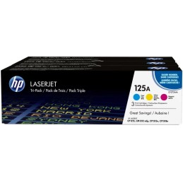 HP toner  pro HP CLJ CP1215, 1515 (3x1400 str) CMY (CB541A-543A) CF373AM originál