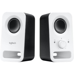 Logitech repro Z150 Multimedia Speakers/ 2.0/ 3W/ 3.5mm jack/ Snow White-bílý