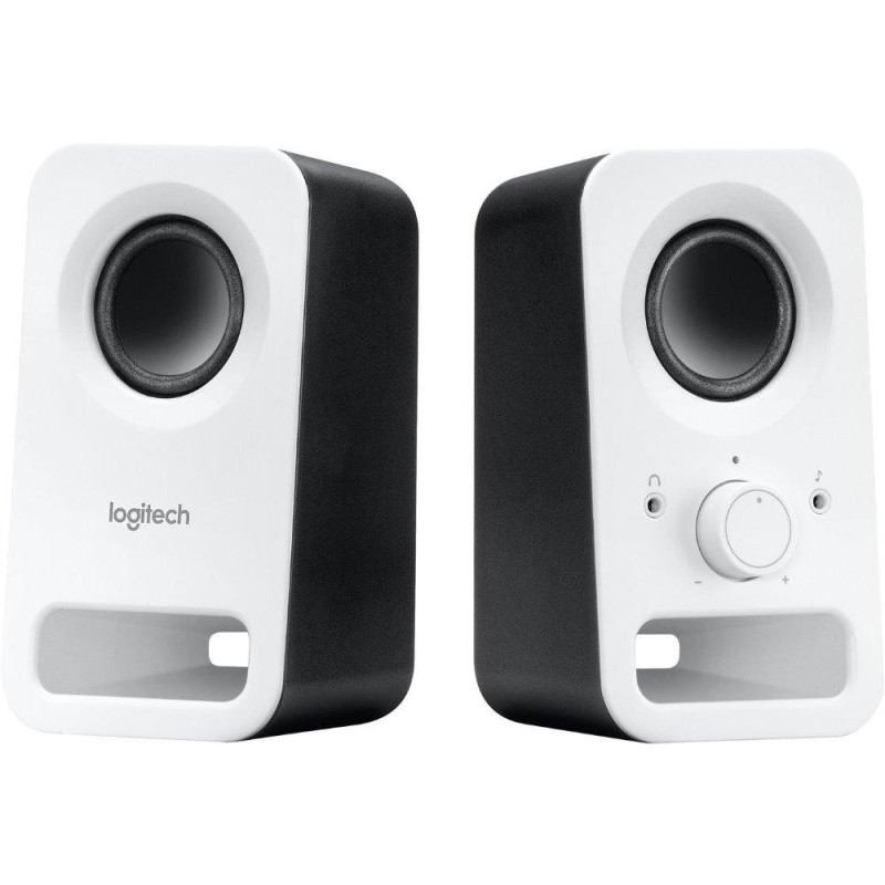 Logitech repro Z150 Multimedia Speakers/ 2.0/ 3W/ 3.5mm jack/ Snow White-bílý