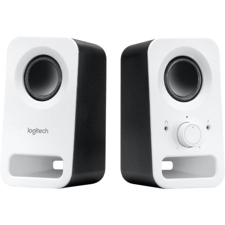 Logitech repro Z150 Multimedia Speakers/ 2.0/ 3W/ 3.5mm jack/ Snow White-bílý