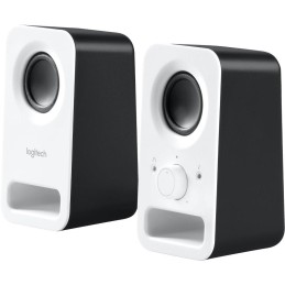 Logitech repro Z150 Multimedia Speakers/ 2.0/ 3W/ 3.5mm jack/ Snow White-bílý