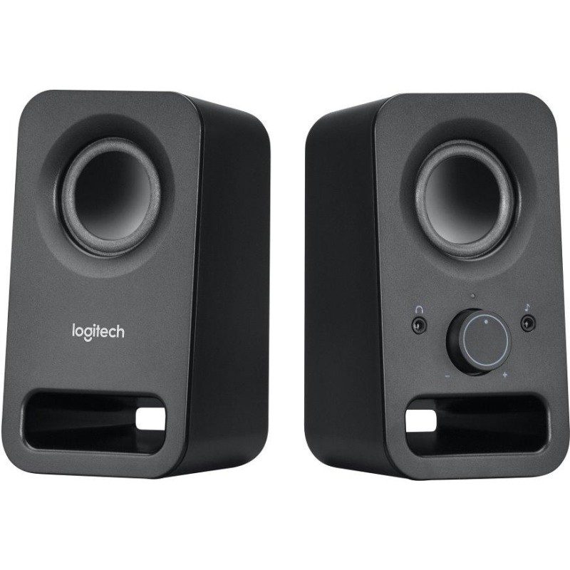 Logitech repro Z150 Multimedia Speakers/ 2.0/ 3W/ 3.5mm jack/ Midnight black-černý