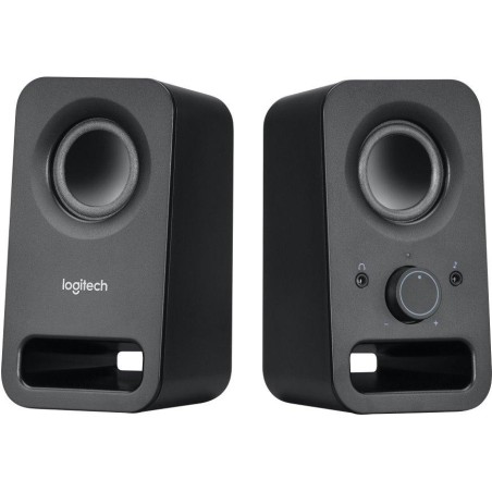 Logitech repro Z150 Multimedia Speakers/ 2.0/ 3W/ 3.5mm jack/ Midnight black-černý