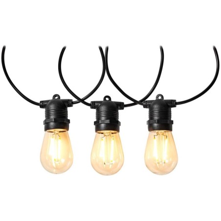 NEDIS Wi-Fi chytré dekorativní LED/ Party Lights/ teplá bílá/ 10 LED's/ Android & iOS/ Nedis® SmartLife/ 9 m