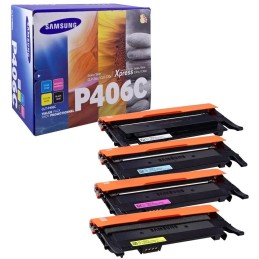 HP - Samsung toner CMYK sada CLT-P406C pro CLP-360/365/CLX-3300/3305/C410/C460 - 1500/1000 str.