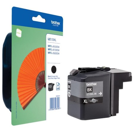 BROTHER inkoustová náplň LC-129XLBK/ Černá/ 2400 stran