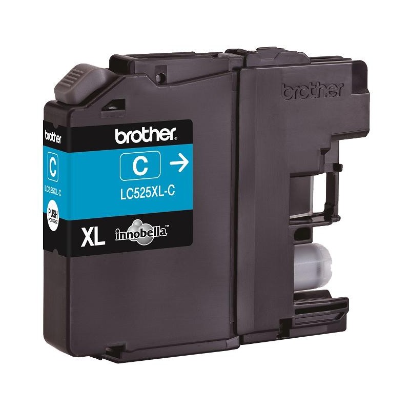 BROTHER inkoustová náplň LC-525XLC/ Azurová/ 1300 stran