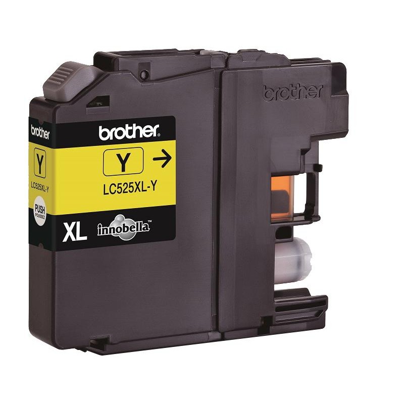 BROTHER inkoustová náplň LC-525XLY/ Žlutá/ 1300 stran