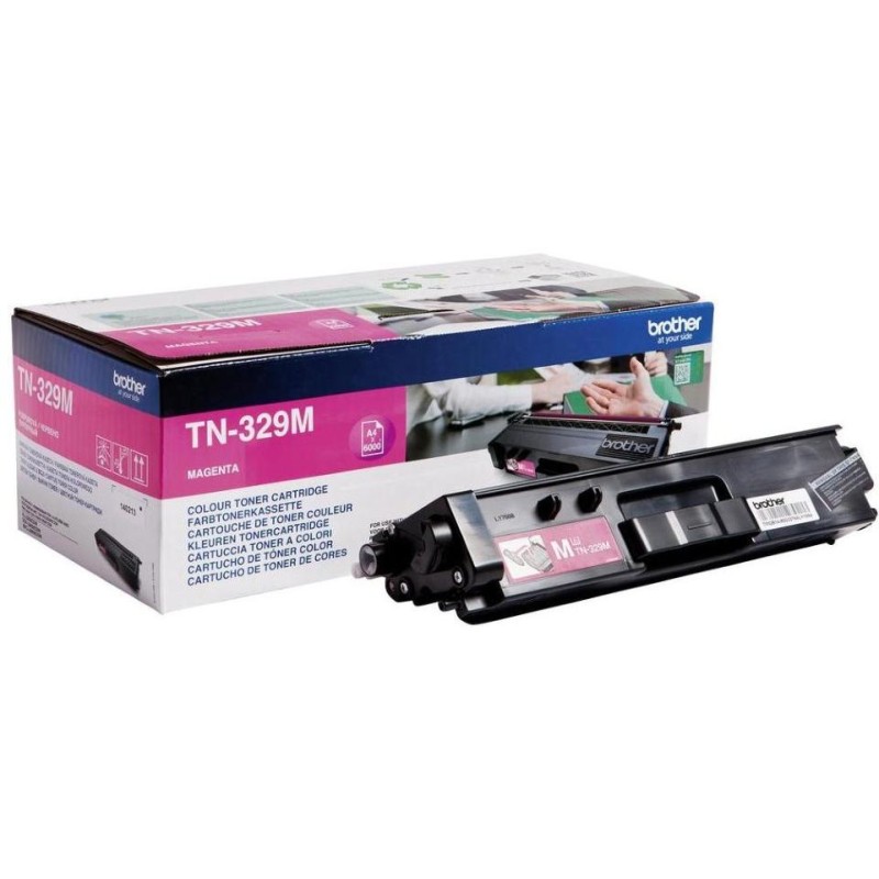 BROTHER tonerová kazeta TN-329M/ DCP-L8450/ HL-L8350/ MFC-L8850/ 6000 stránek/ purpurový