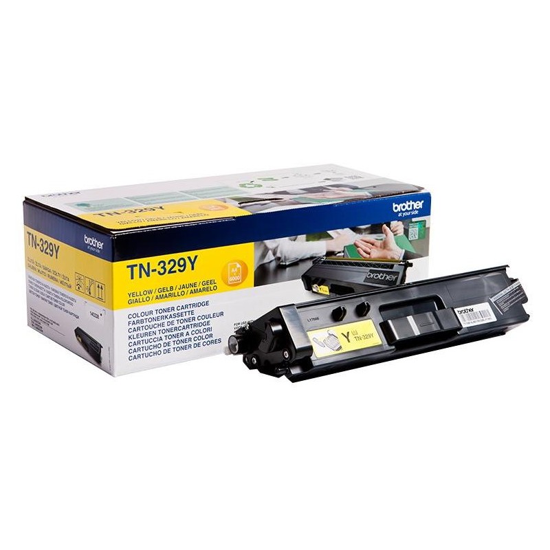 BROTHER tonerová kazeta TN-329Y/ DCP-L8450/ HL-L8350/ MFC-L8850/ 6000 stránek/ žlutý