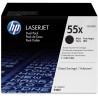 HP black toner, CE255XD for LJ P3015 high capacity original