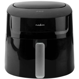 NEDIS multifunkční horkovzdušná fritéza/ objem 7,2 L/ 240 min. časovač/ 8 přednastavených programů/ výkon 1800 W/ černá