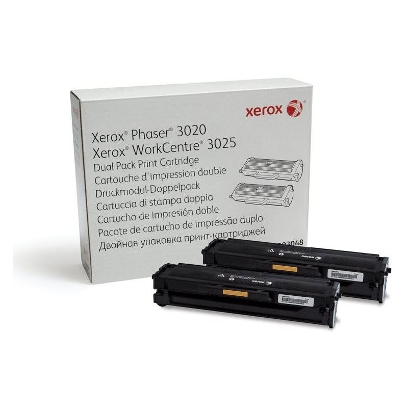 Xerox original toner 106R03048 pro Phaser 3020/3025/ 2x 1500s, černý