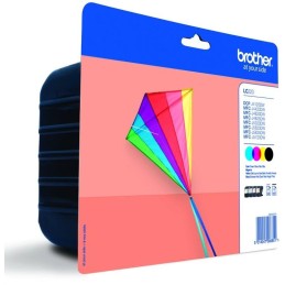 BROTHER inkoustová náplň LC-223VALBP/ multipack/ Černá + tři barvy/ 4x 550 stran