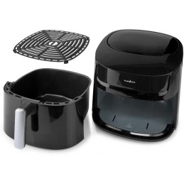 NEDIS multifunkční horkovzdušná fritéza/ objem 7,2 L/ 240 min. časovač/ 8 přednastavených programů/ výkon 1800 W/ černá