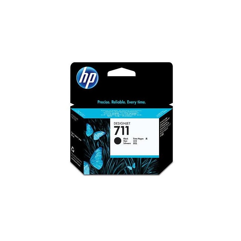 HP inkoustová kazeta 711 černá CZ133A originál