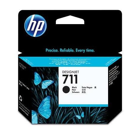 HP inkoustová kazeta 711 černá CZ133A originál