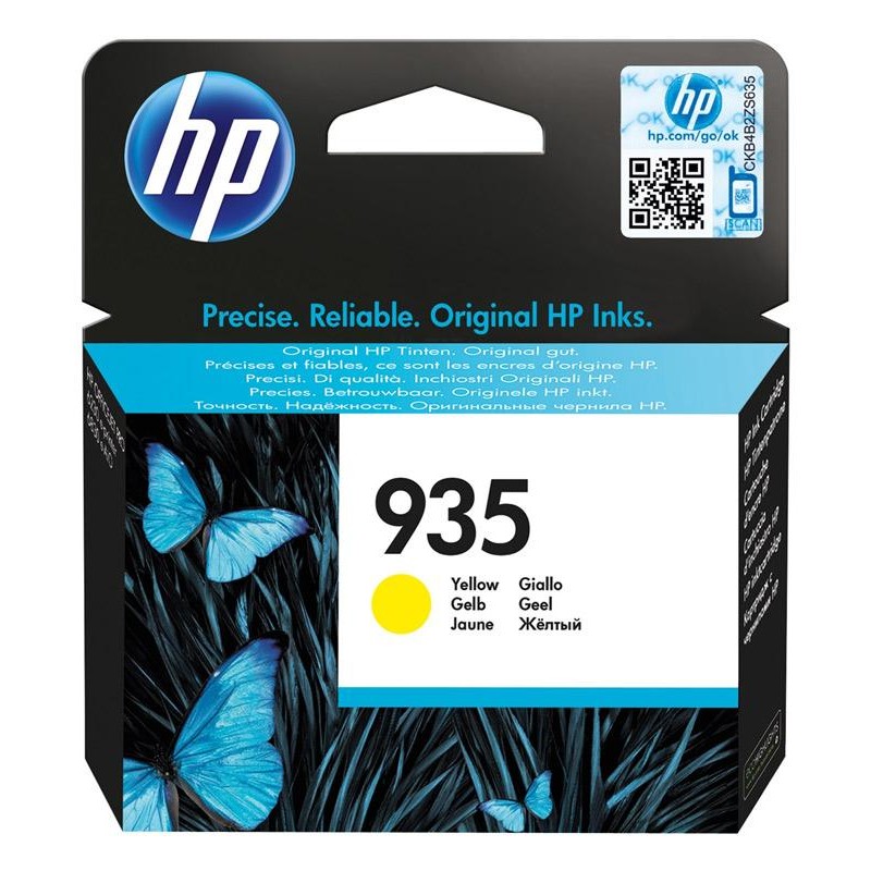 HP inkoustová kazeta 935 žlutá C2P22AE originál