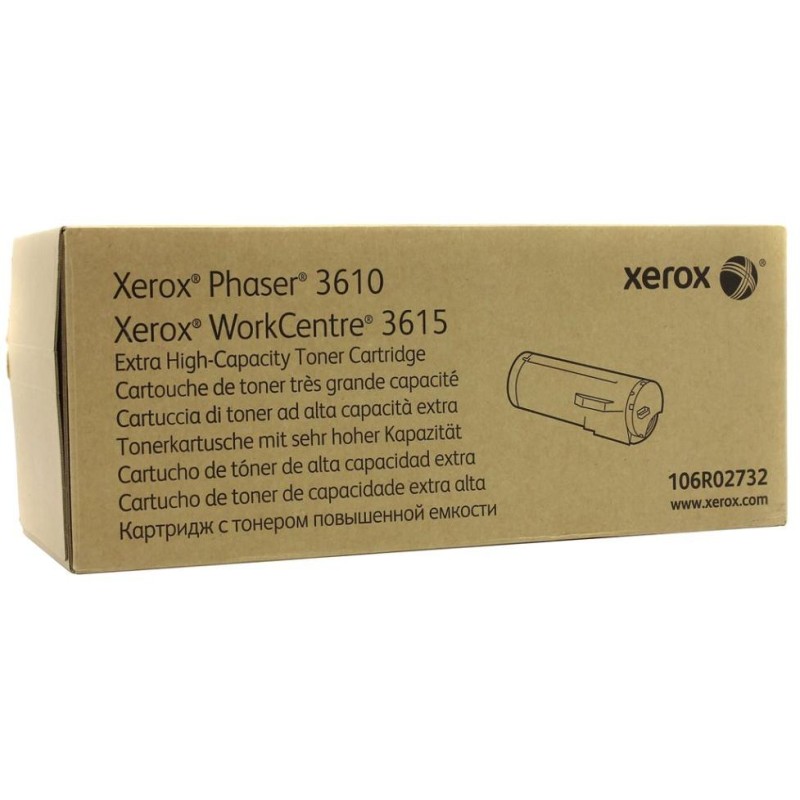 Xerox original toner 106R02732 pro Phaser 3610/ WC3615 25 300 str., černý