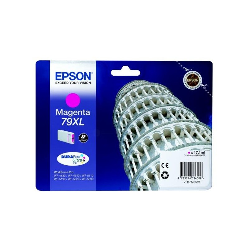 Epson inkoustová náplň/ T7903/ WF-5620/ WF-5690/ 17.1ml/ XL Magenta