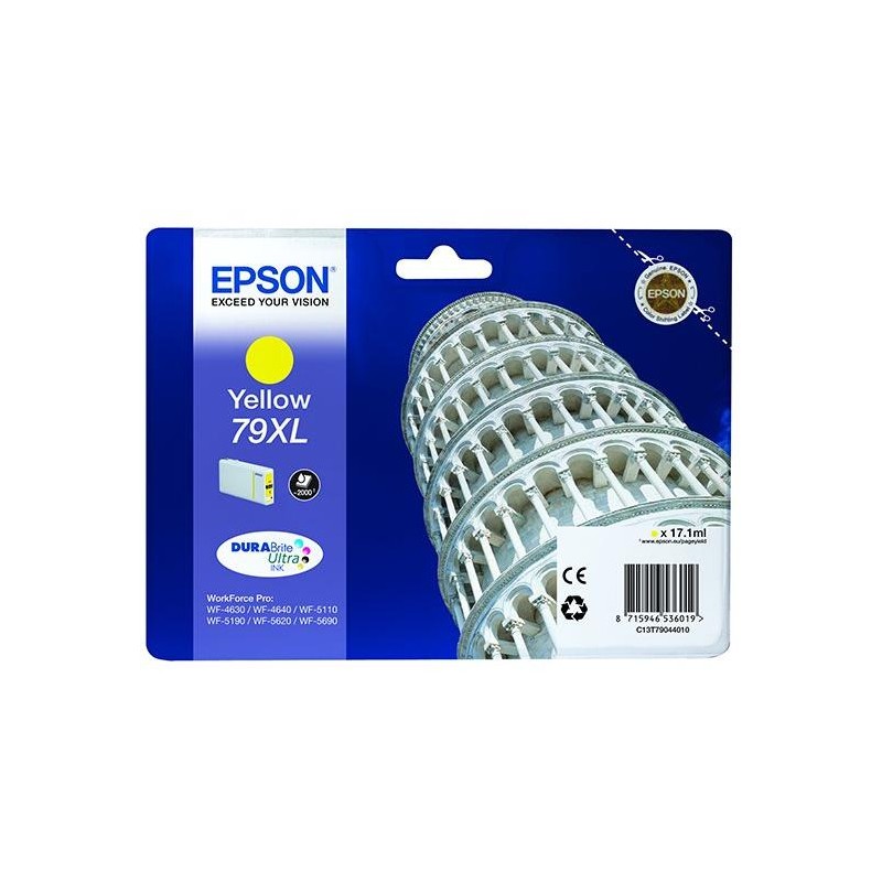 Epson inkoustová náplň/ C13T79044010/ WF-5620/ WF-5690/ 17.1ml/ XL Žlutá