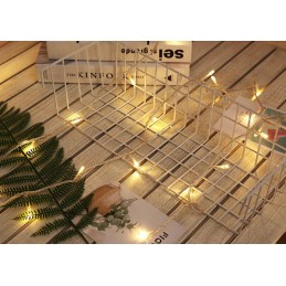 COLORWAY LED řetěz/ vnitřní / 50 LED / délka 5m / teplá bílá/ 8 funkcí/ napájení USB