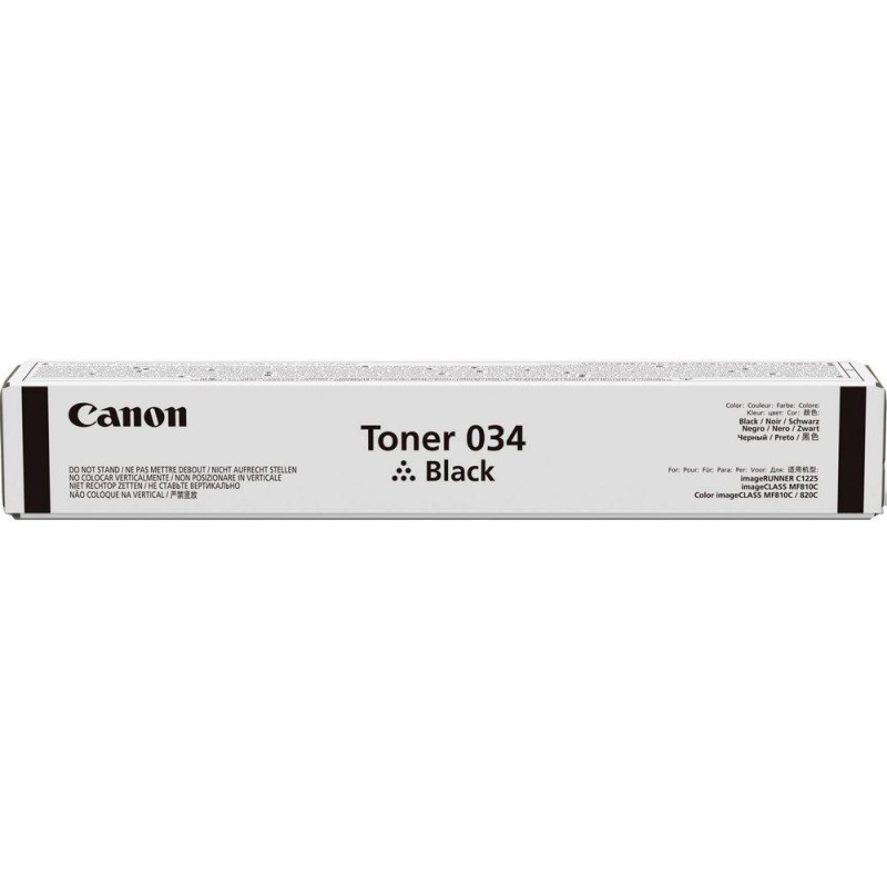 Canon originální toner 034 BK iR-C1225, C1225iF/ Černý
